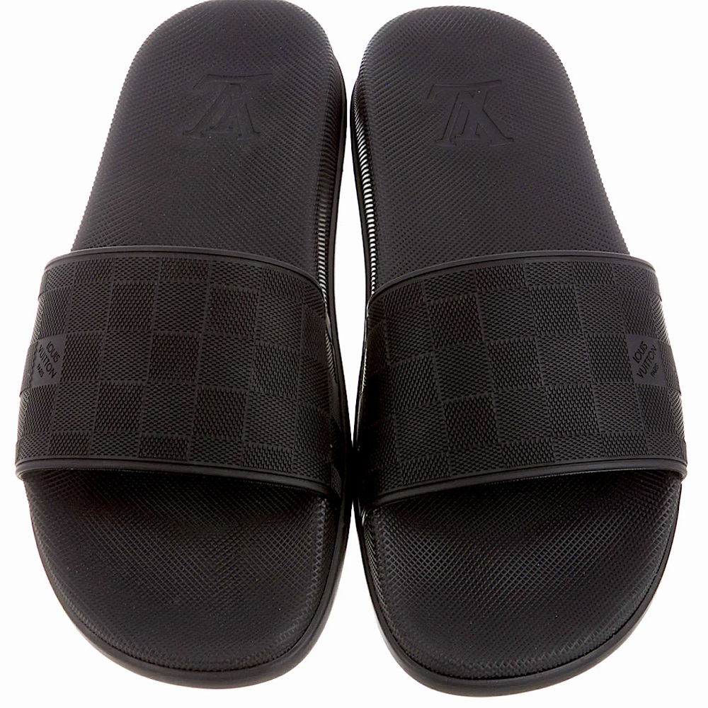 Louis Vuitton Men’s Waterfront Mule Slides UK 7 / US 8 Black